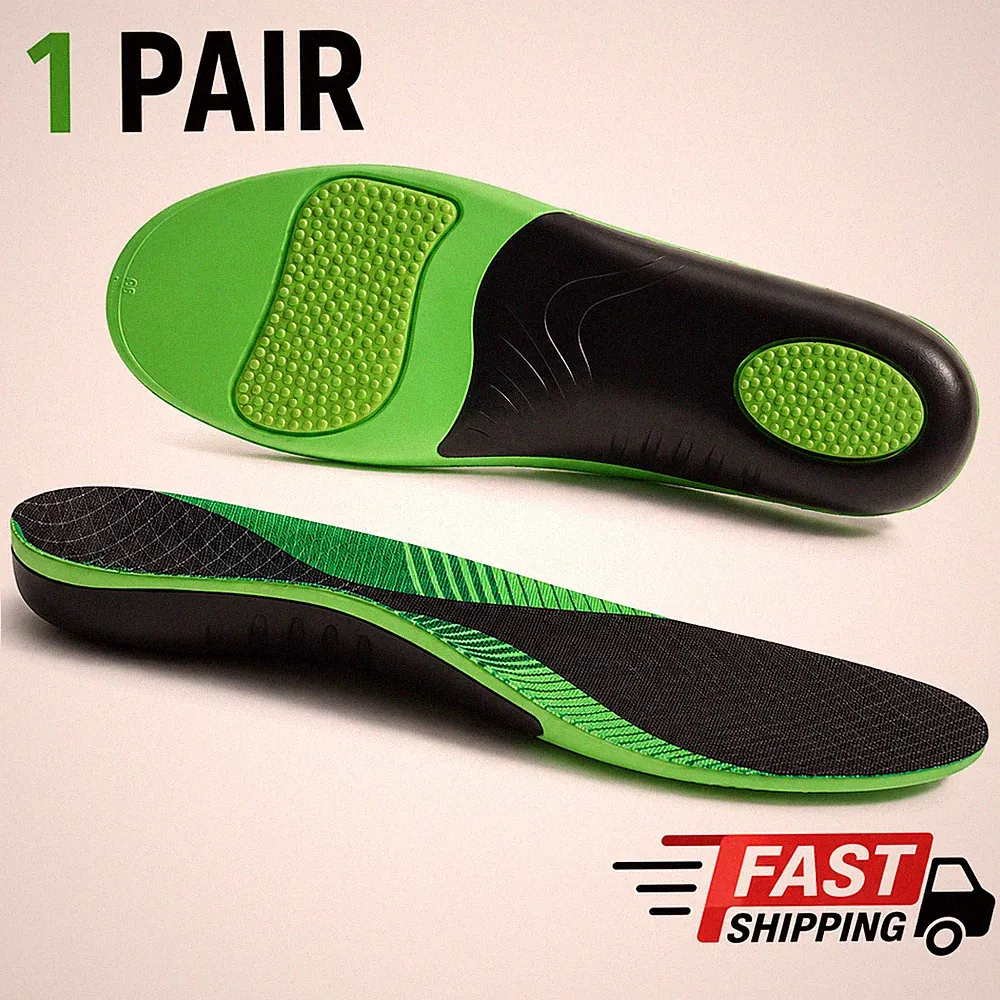 1 Paar Comfort Fit Orthopädische Schuhe Einlegesohlen für Herren Damen Laufen Sport Weich