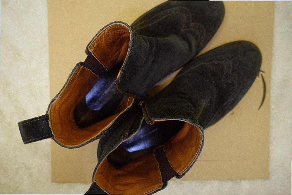 2 paar Herren Chelsea-Boot/Stiefel/Schnürschuh Gr. 42 Tommy Hilfiger & Lascote