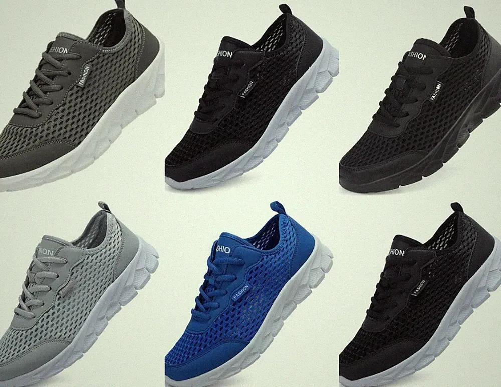 2026 Sommer neue leichte atmungsaktive Mesh Herrenschuhe lässige Laufschuhe DE