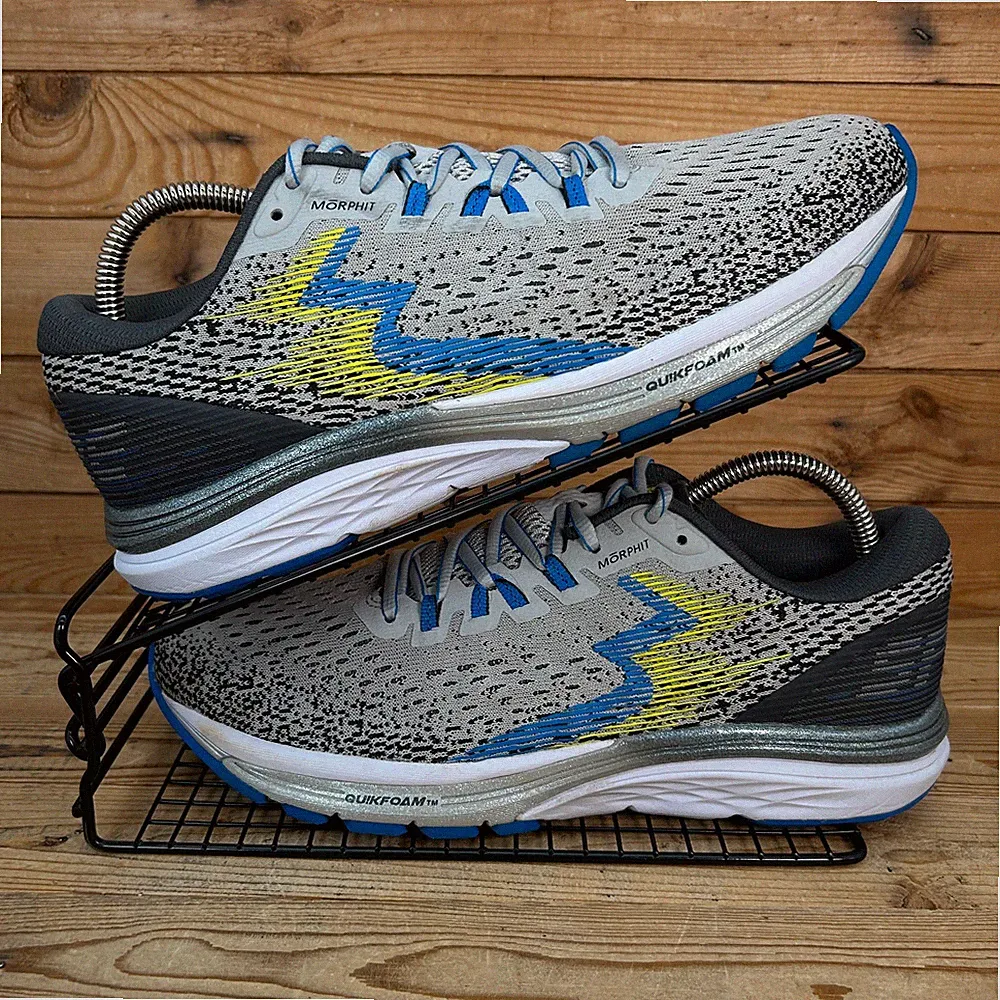 361 Grad Turnschuhe Herren Größe UK 8 Spire 4 grau Straße Laufen Fitnessstudio gepolsterte Schuhe
