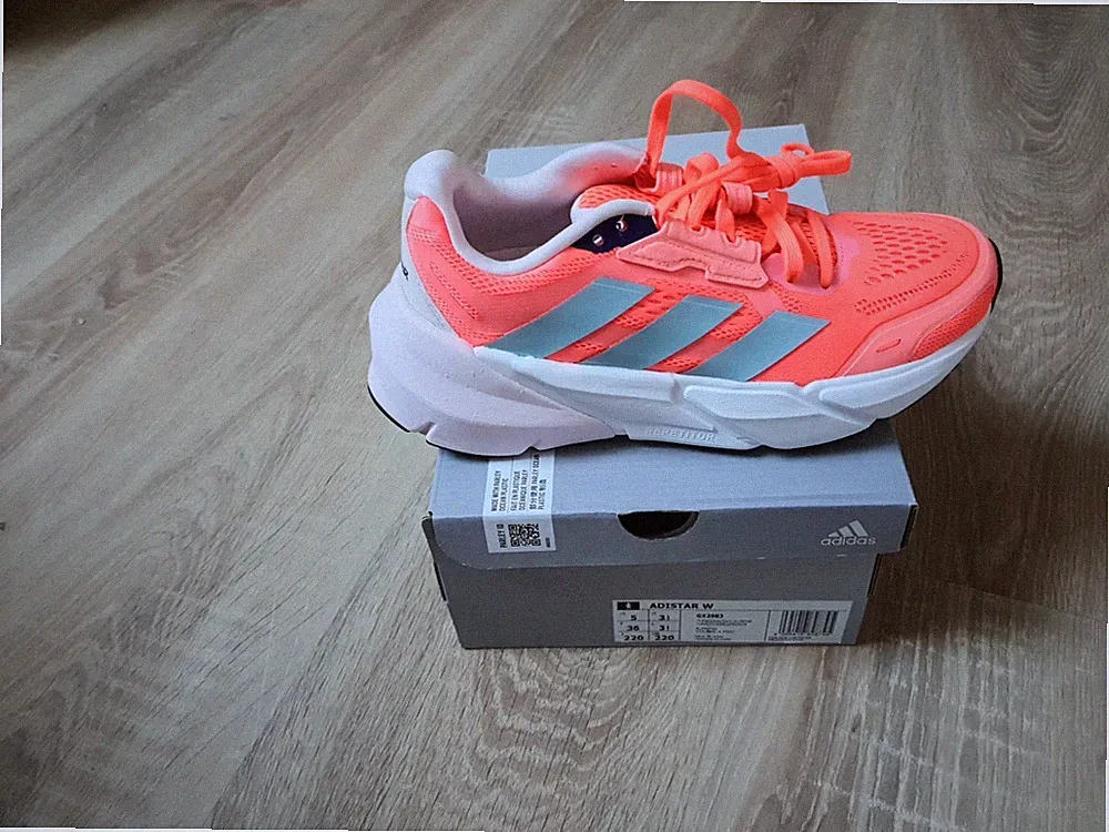 Adidas Adistar W GX2983 Damen Laufschuhe Orange/Weiß/Rosa Gr.36 - NEU + OVP