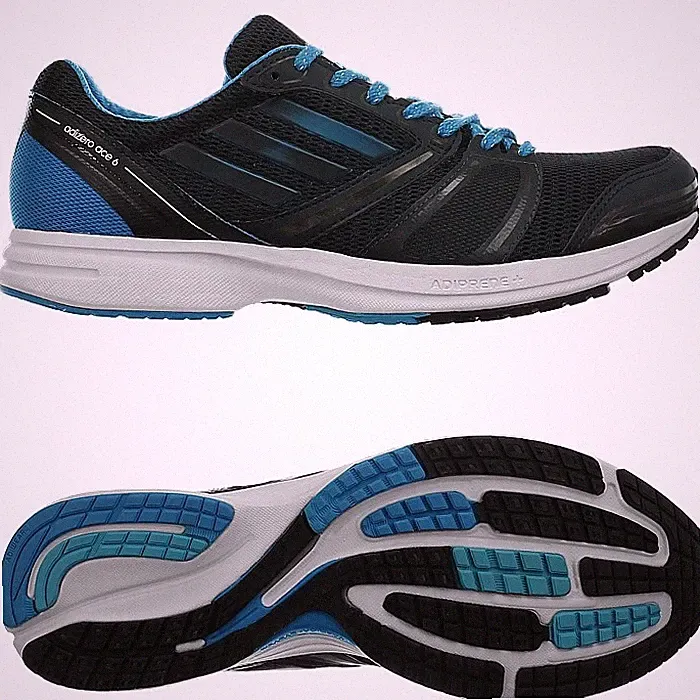 Adidas Adizero Ace 6 M blau weiß Herren Laufschuhe Runningschuhe Joggingschuhe