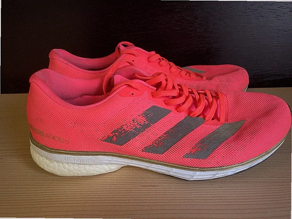 Adidas Adizero Adios 5, Pink, Laufschuhe, Gr. 45 1/3