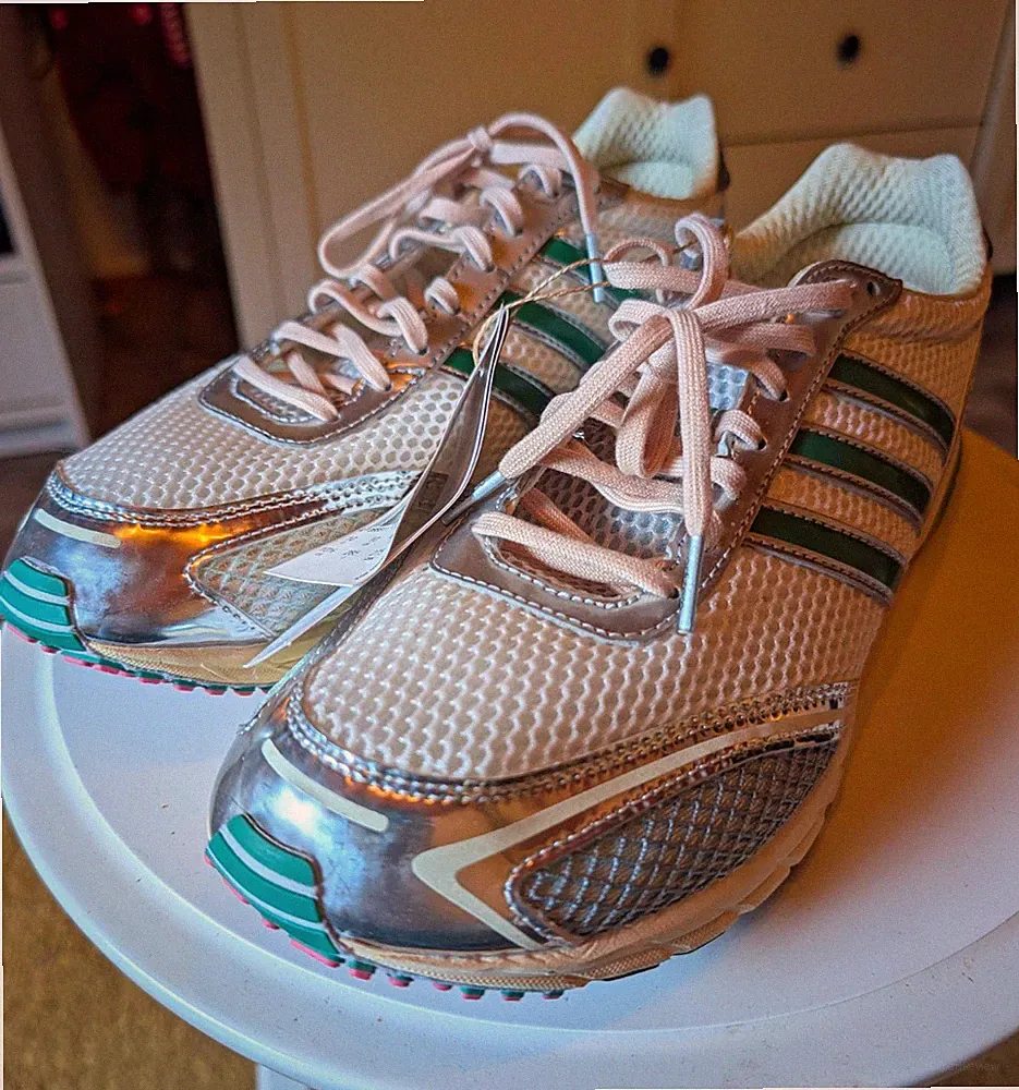 adidas Adizero Adios OG adizero Herren Laufschuhe Low Top 44 2/3 Silber/Grün