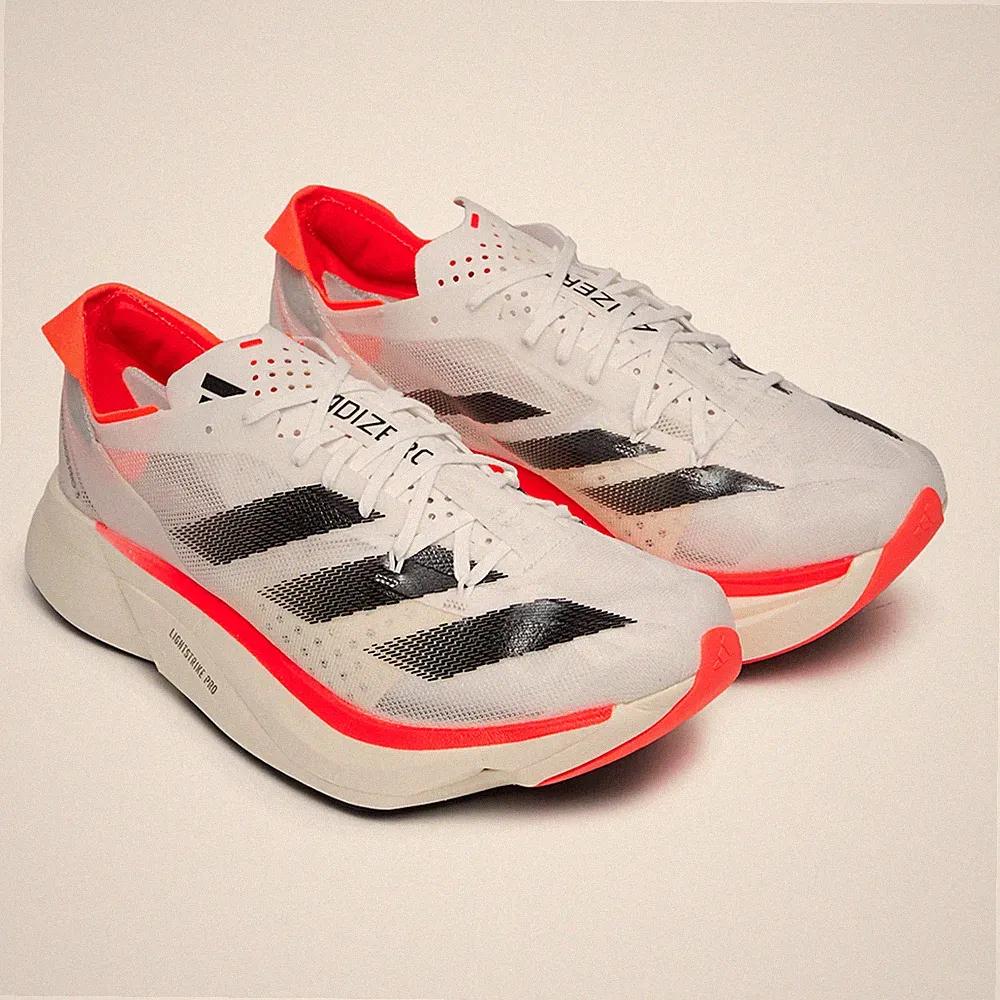 Adidas Adizero Adios Pro 3 Herren Größe 10 Laufschuhe weiß