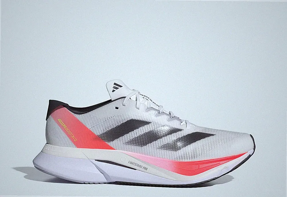Adidas Adizero Boston 12 M Sneaker Schuhe Laufschuhe Weiß Herren IF9210