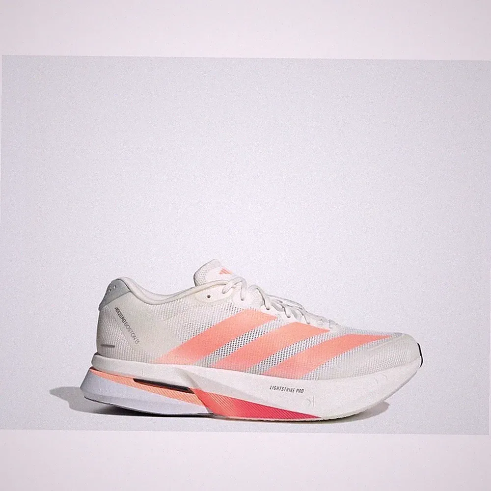 Adidas Adizero Boston 13 Men off white orange Laufschuhe Joggingschuhe Herren
