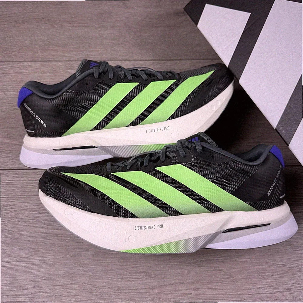 Adidas Adizero Boston 13 Running Gym Schuhe "Black" - Größe UK 9,5 / EU 44