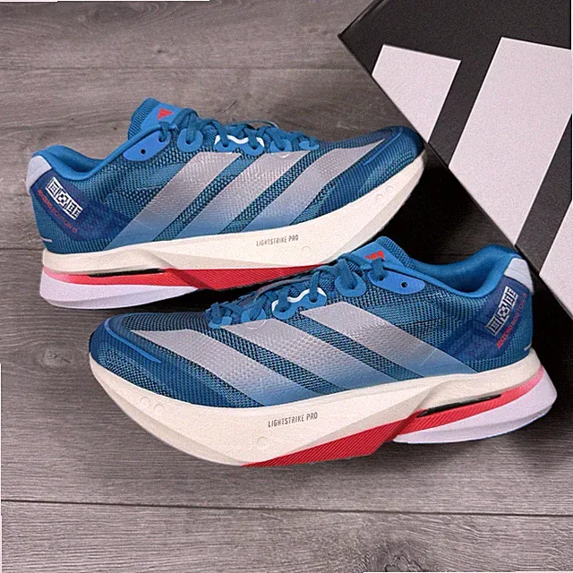 Adidas Adizero Boston 13 Running Gym Schuhe "Solar Blue" - Größe UK 8 / EU 42