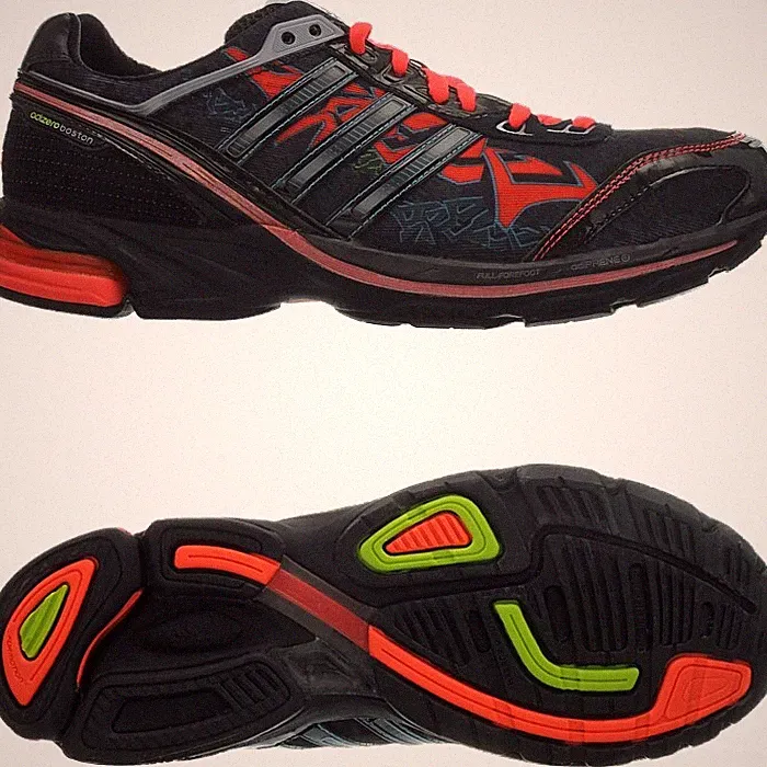 Adidas adizero boston 2 Graphic schwarz rot Jungen Laufschuhe Running SneakerNEU