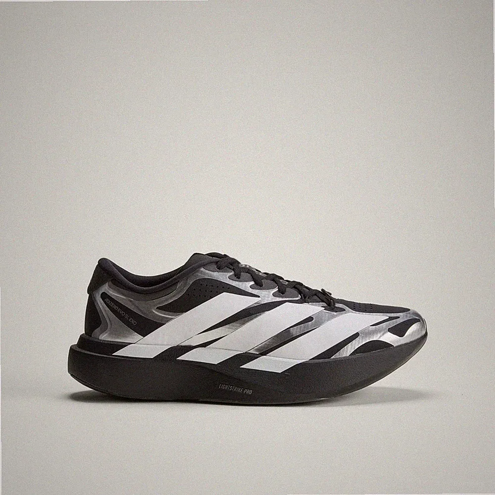 adidas ADIZERO EVO SL EXO Schuhe in Schwarz/Cloud White/Iron Metallic