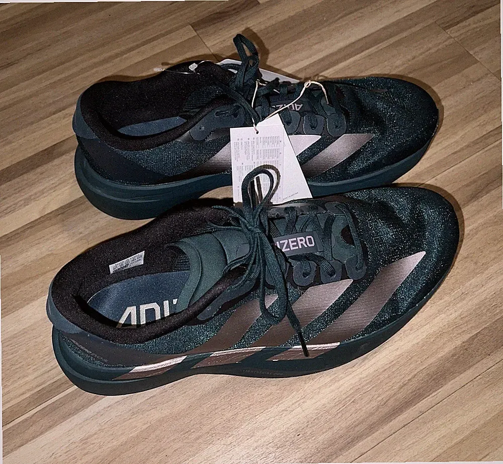 adidas adizero EVO SL Herren Laufschuhe Grün Gr.44 2/3