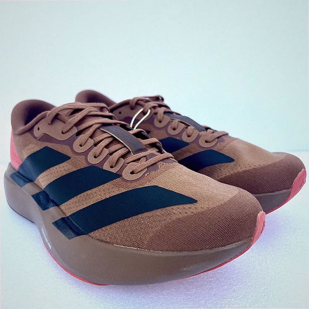 adidas Adizero Evo SL Pharrell Humanrace Herren Laufschuh Braun Gr. 42 UK 8 NEU