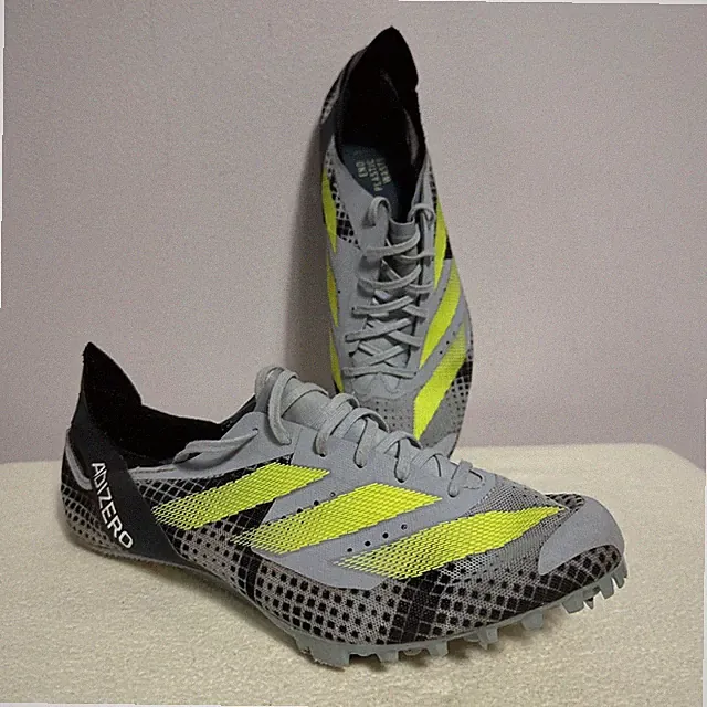 Adidas Adizero Finesse Laufspikes blau Sprint Leichtathletik Bahn Rennschuhe 9