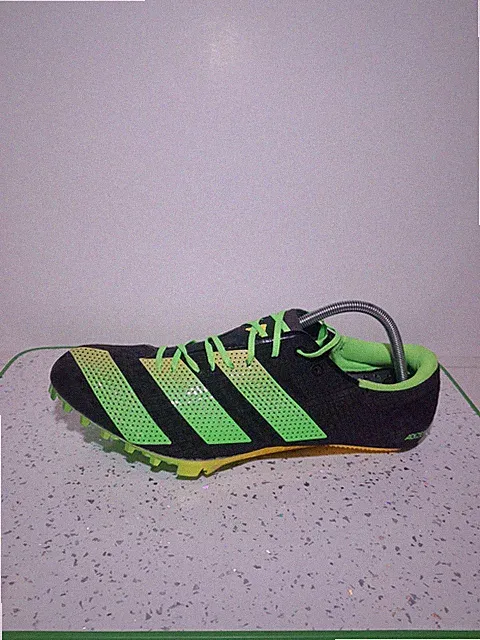 Adidas Adizero Finesse Sprint Track Spike Schuhe Herren UK Größe 8,5 gebraucht