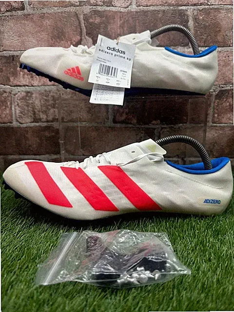 Adidas Adizero Prime SP GY0895 Sneaker Herren UK 10,5 weiß Leichtathletik Spikes