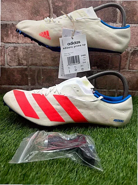 Adidas Adizero Prime SP GY0895 Sneaker Herren UK 7,5 weiß Leichtathletik Spikes