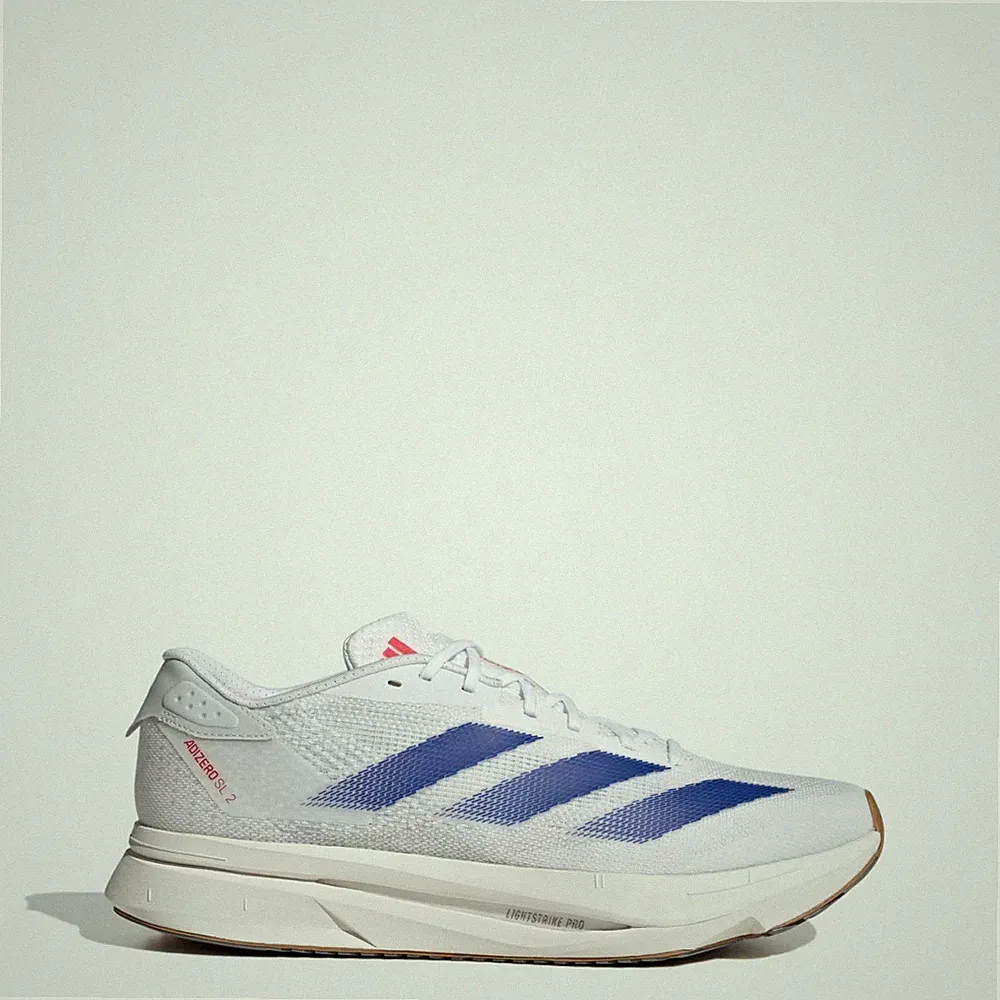 Adidas Adizero SL2 Laufschuhe Größe 12 weiß UVP 110 £ brandneu IF9383