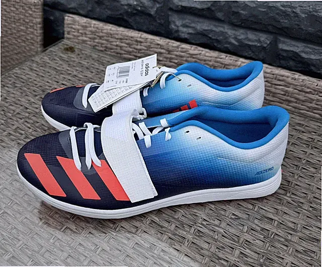 Adidas Adizero tj/pv GY0899 Leichtathletik UK Größe 12,5 Laufspikes Brandneu
