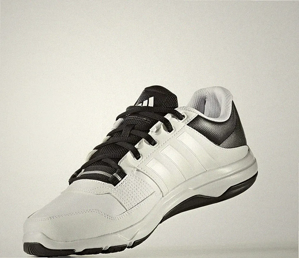 Adidas AQ6179 Gym Warrior 2 Leder Schuhe Ultra Running Sport Lauf Sneaker 46 Wei