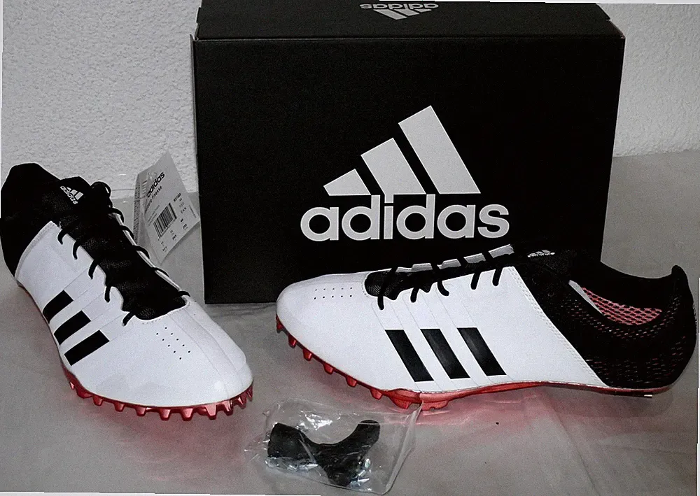adidas B37488 Adizero Finesse Unisex Sport Lauf Leichtathletik Schuhe 46 White B