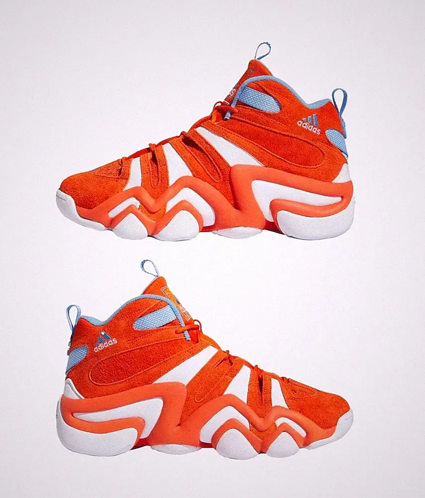 adidas CRAZY 8 KOBE BRYANT Basketball High Tops Unisex Shoes. Team Orange. New