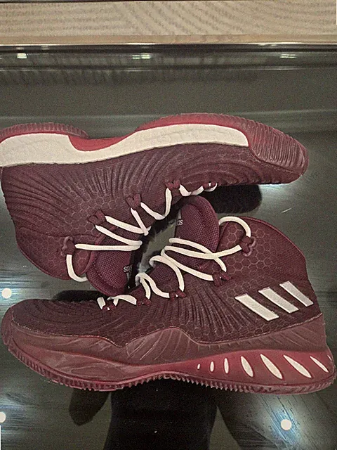 Adidas Crazy Explosive Mens Size 10.5 Maroon Basketball Athletic Shoes 2017