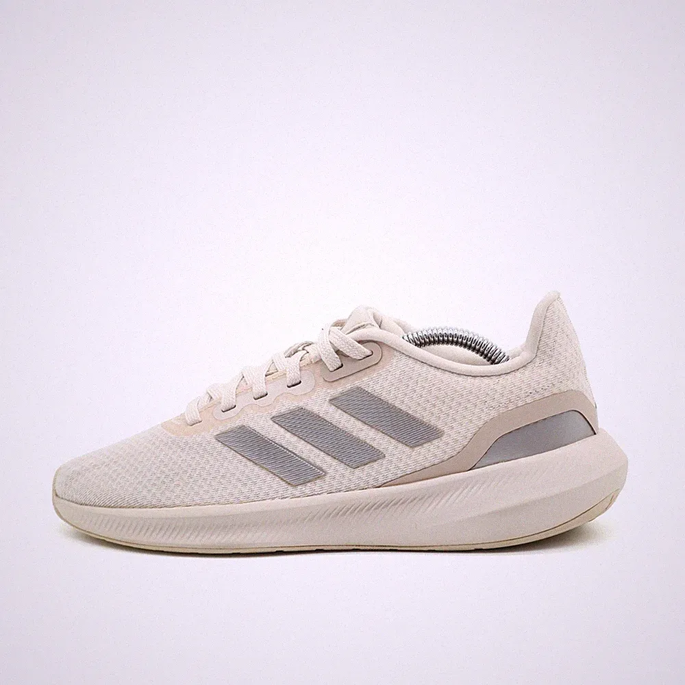 adidas Damen AJE0744 Sneaker Beige/Weiß Textil Low-Top Laufschuhe EU 38 2/3