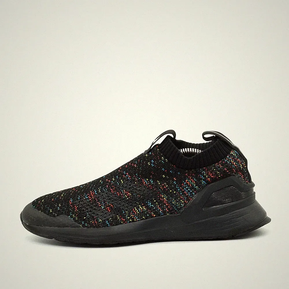 adidas Damen F35889 Sneaker schwarz, multicolor Textil Niedrig Slip-On EU 37 1/3