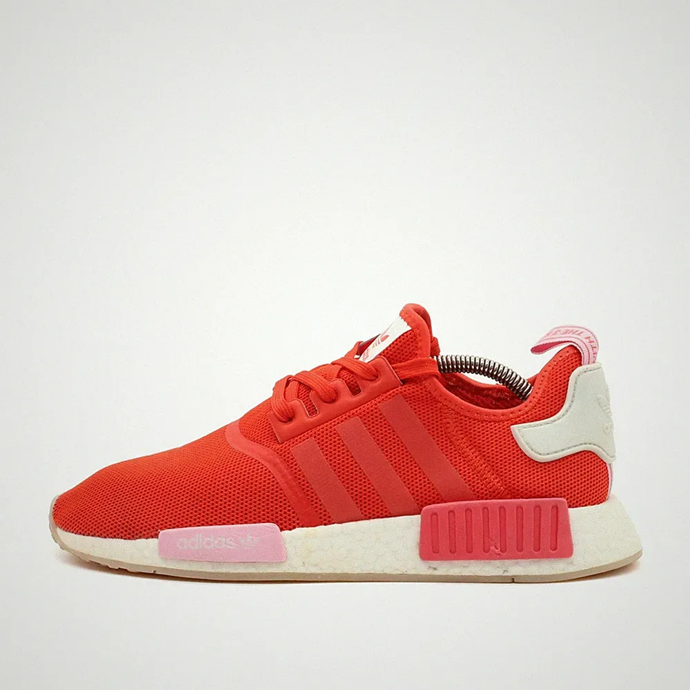 adidas Damen NMD_R1 Freizeitschuh rot Mesh Low-Top atmungsaktiv Sneaker EU 41⅓