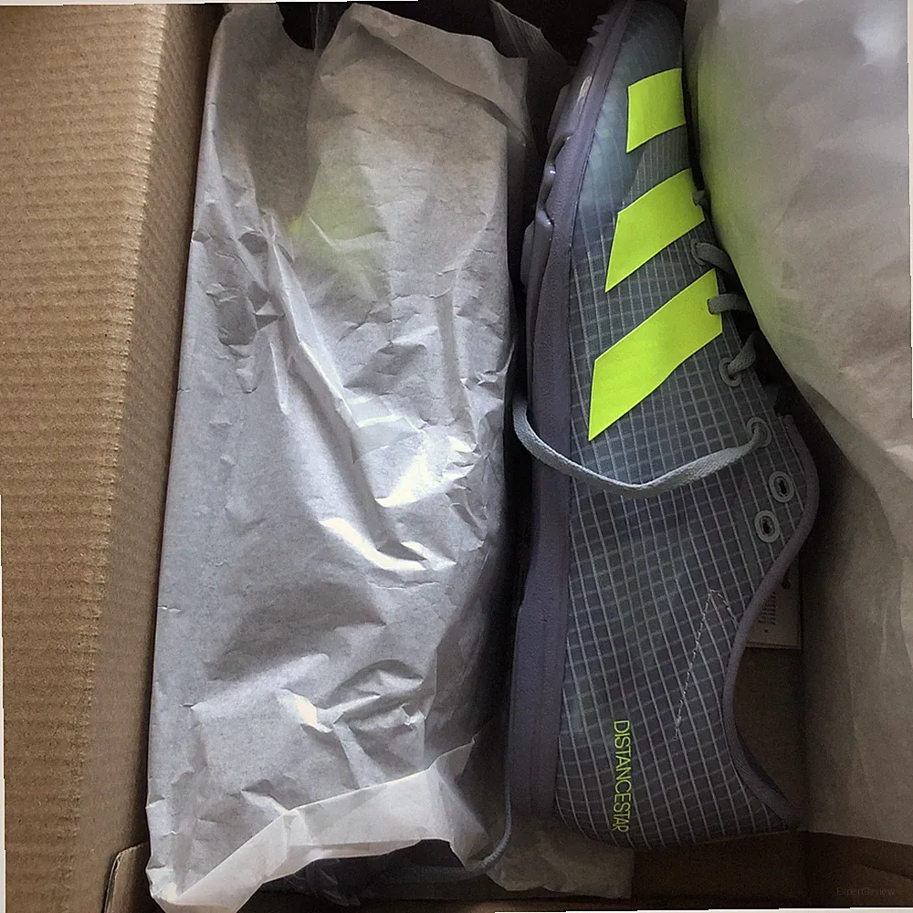 Adidas DistanceStar Running Spikes Trainingsschuhe Leichtathletik Wonder Blue
