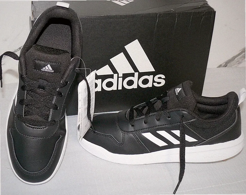 Adidas EF1084 Tensuar K Leder Schuhe Ultra Running Lauf Sneaker 39 1/3 Black Whi