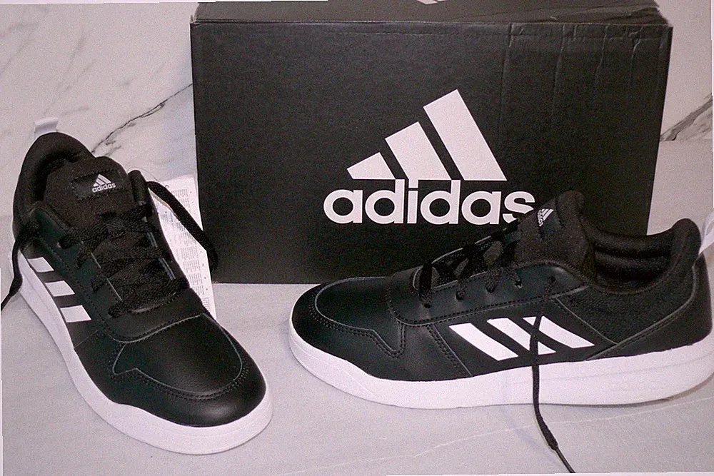 Adidas EF1084 Tensuar K Leder Schuhe Ultra Running Lauf Sneaker 39 1/3 Schwarz W