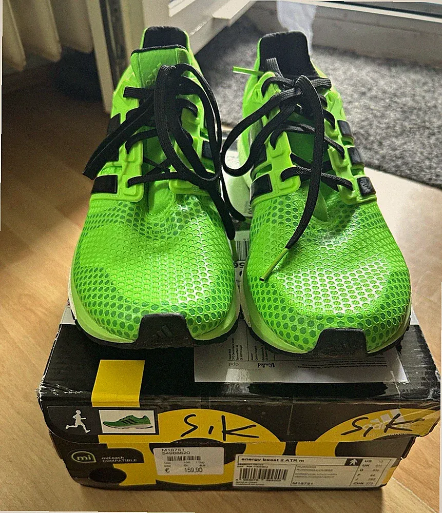 adidas Energy Boost 2 ATR M Boost Herren Laufschuhe Sneaker EU 44 grün
