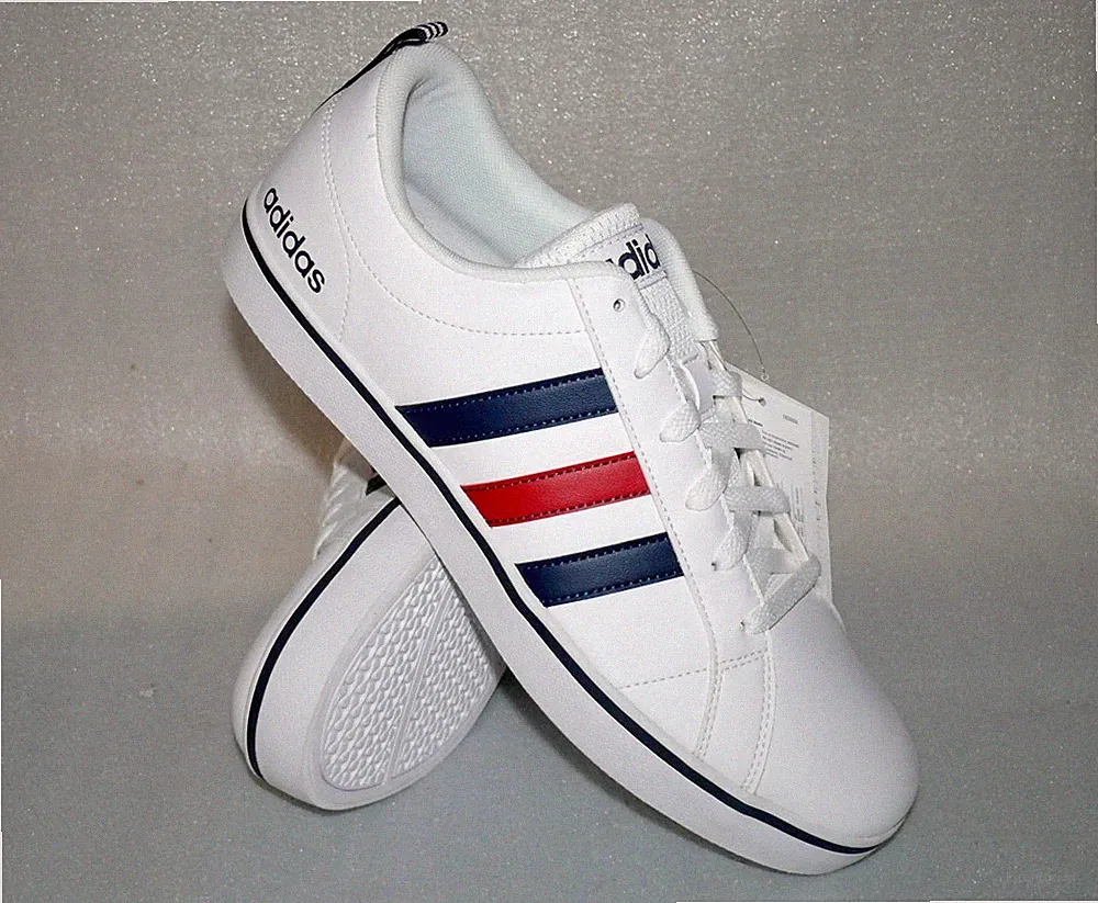 Adidas F97758 Pace VS Elegant Leder Schuhe Ultra Running Lauf Sneaker 45 Weiß