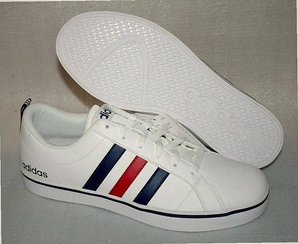 Adidas F97758 Pace VS Elegant Leder Schuhe Ultra Running Lauf Sneaker 45 White