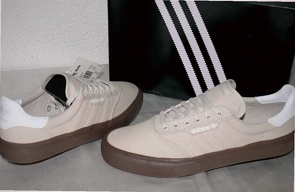 Adidas G54655 3MC Canvas Schuhe Sport Lauf Scater Sneaker 39 41 1/3 Natur Braun