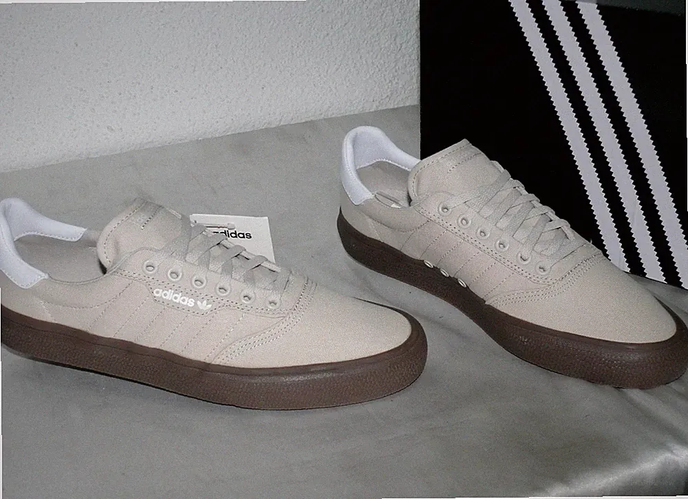 Adidas G54655 3MC Canvas Schuhe Sport Lauf Scater Sneaker 39 42 Natur Brown