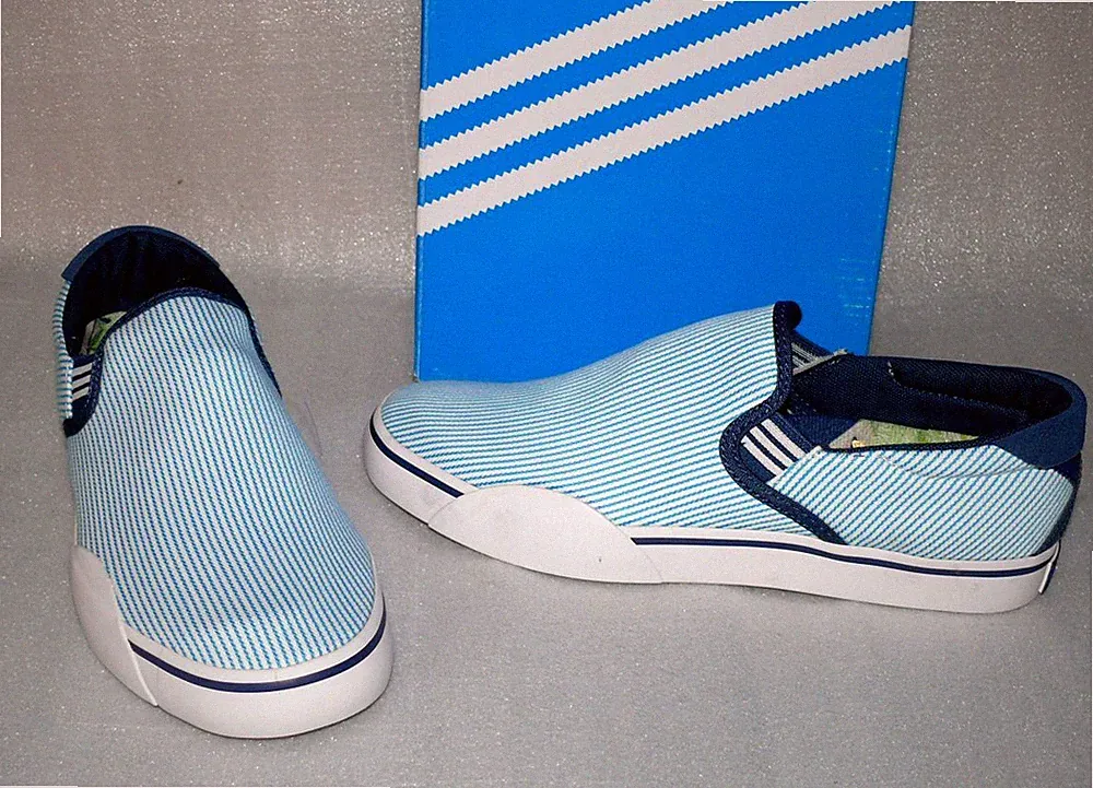 Adidas G98166 Gonz Slip ON OUTDOOR Canvas Schuhe Ultra Strand Sneaker 41 1/3 Bla
