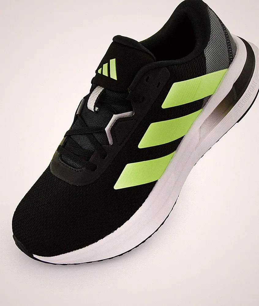 Adidas Galaxy 7 Laufschuhe Schwarz Gelb Schwarz - Große 44 2/3
