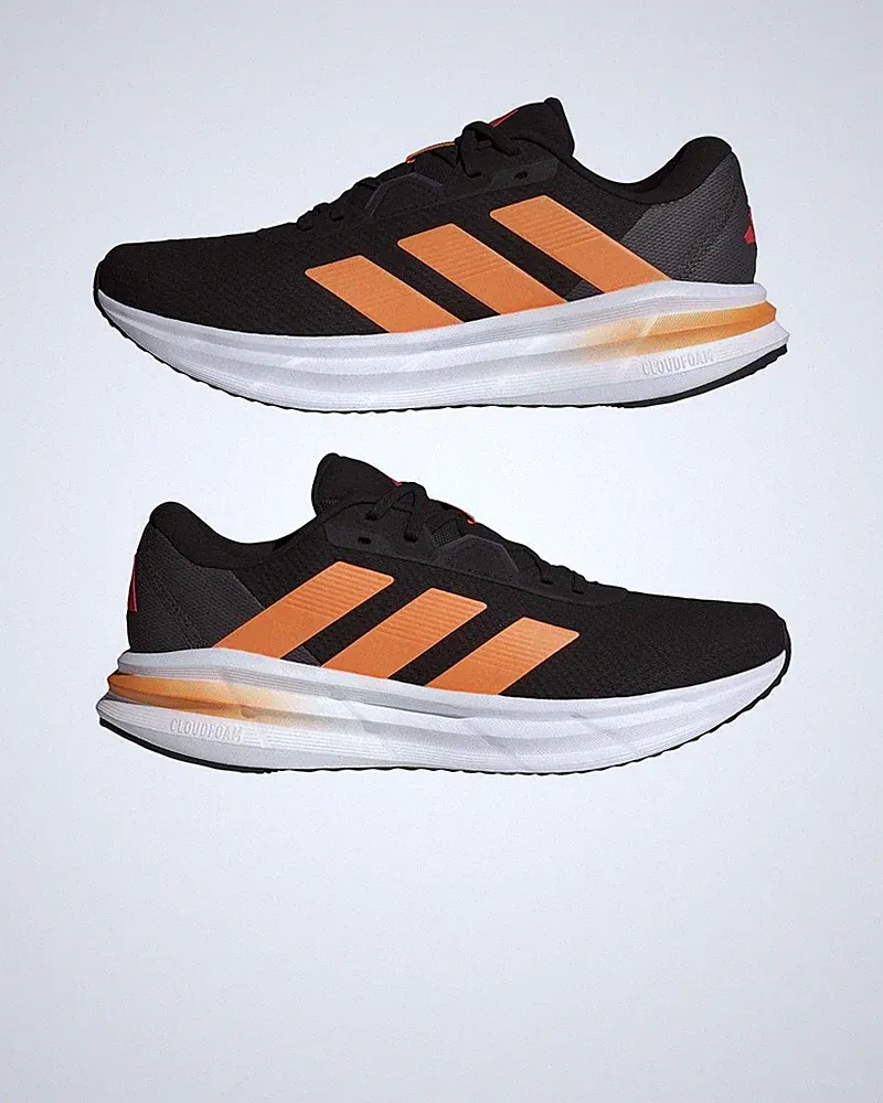 Adidas Galaxy 7 M Herren Sneaker Schuhe Schwarz Orange Running Jogging