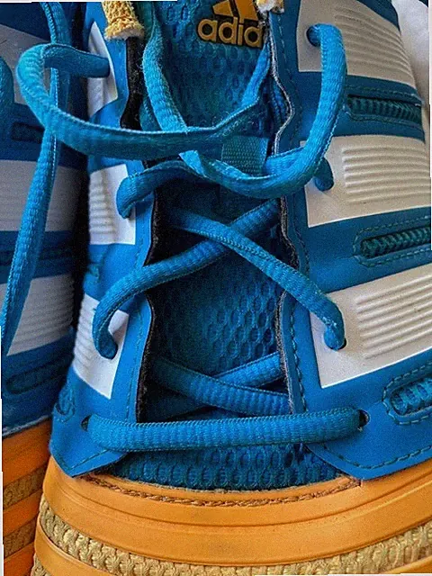 Adidas Gr. 48 2/3 Indoor Handball Schuh Hallenschuh Sportschuh Handballschuh