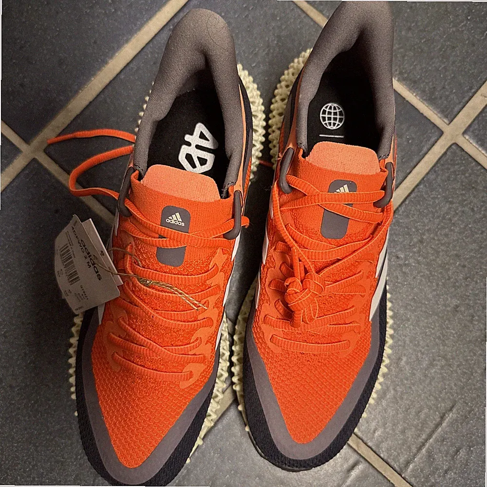 Adidas Herren 4DFWD orange Metallic/Weiß Laufschuhe