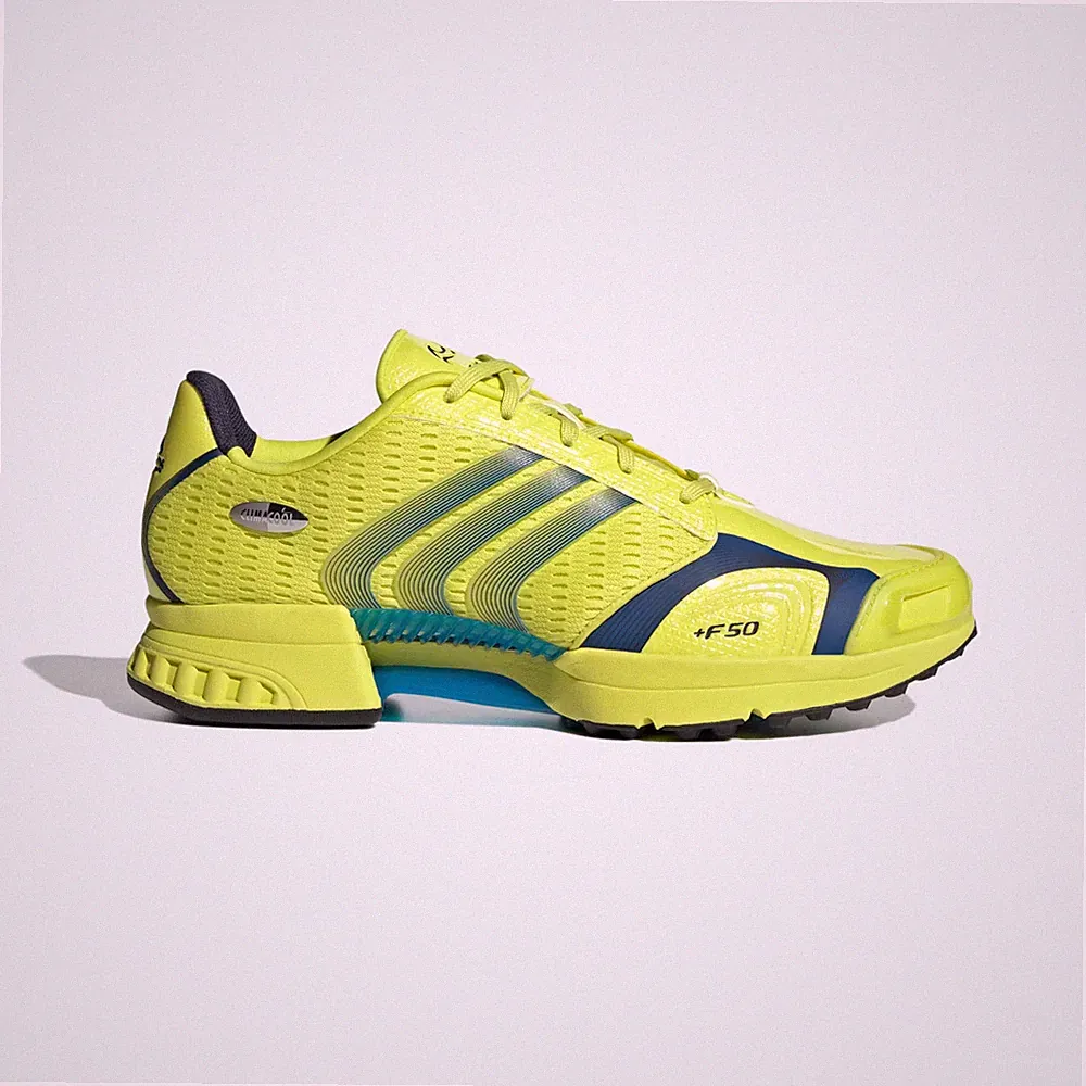 Adidas Herren Climacool F50 Schuhe Sneaker in Acid Yellow/Night Indigo