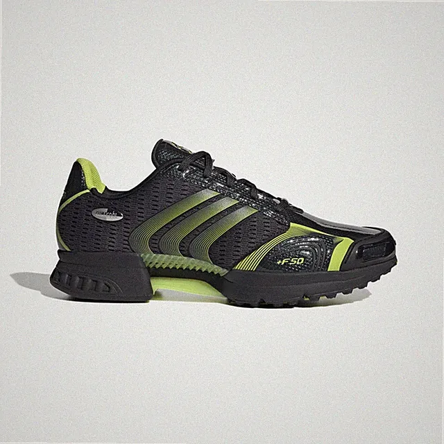 Adidas Herren Climacool F50 Schuhe Sneaker in Carbon/Semi Solar Gelb/Schwarz