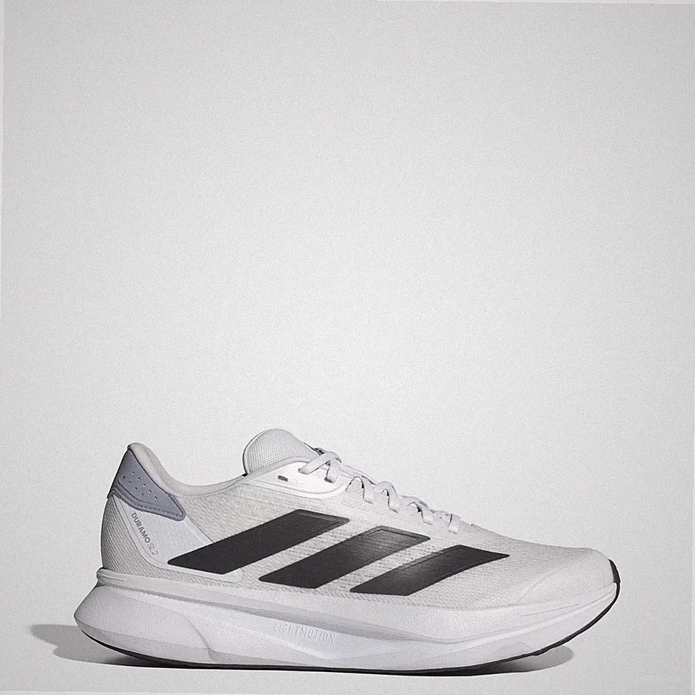 adidas Herren Duramo SL 2 Laufschuhe in Cloud White/Core Black/Halo Silver