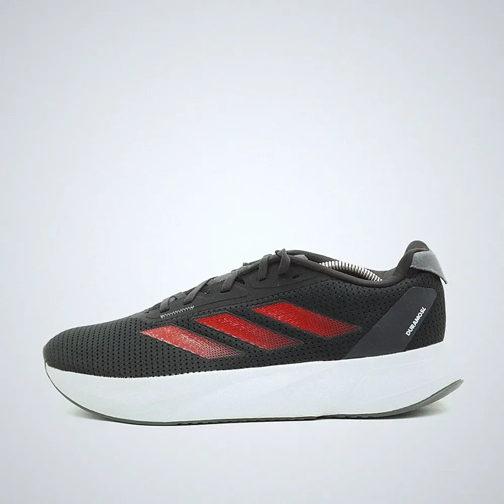 adidas Herren Duramo SL Sneaker Schwarz/Rot Mesh Low-Top Laufschuh EU 44 2/3