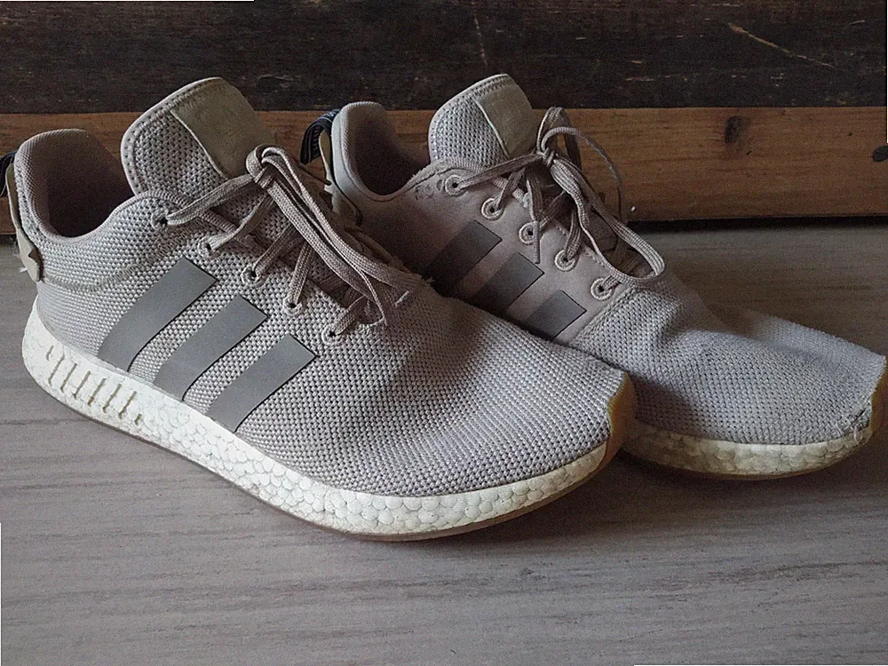 Adidas Herren Laufschuhe Beige Größe 48 Gebraucht