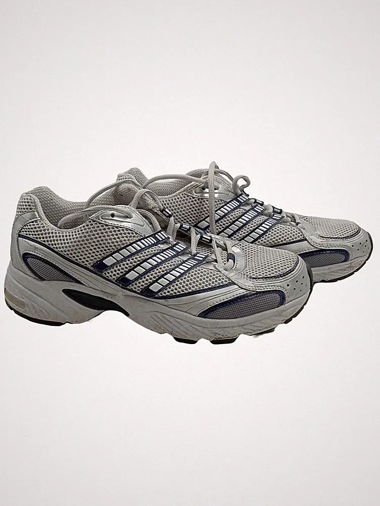 ADIDAS Herren Laufschuhe Sportschuhe Grau Größe 43.5