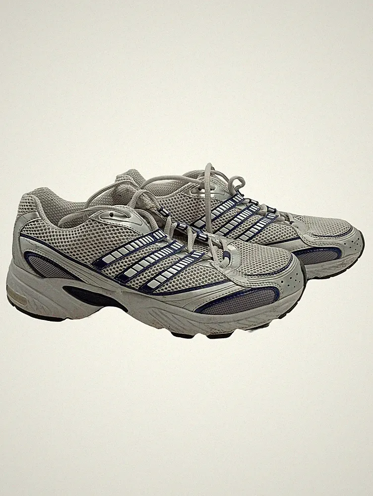 ADIDAS Herren Laufschuhe Sportschuhe Grau Größe 43.5